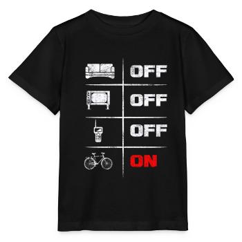 Cyclists Cyclists for cyclists - Stanley/Stella MINI CREATOR Kids’ T-Shirt - black - Front - Mikhail (115cm)