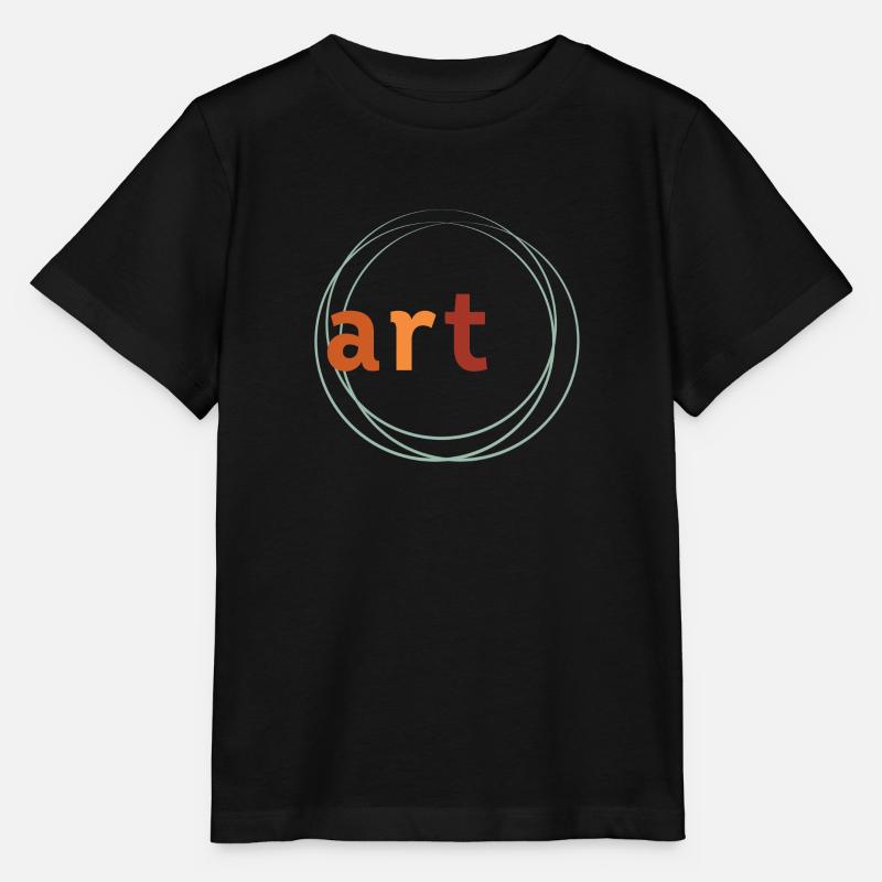 art - T-shirt bio MINI CREATOR Stanley/Stella Enfant - noir