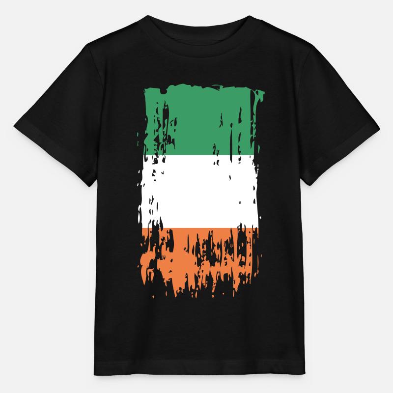 Irlande Irlande Irlande - T-shirt bio MINI CREATOR Stanley/Stella Enfant - noir
