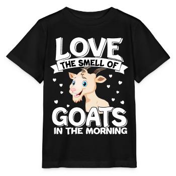 Bauernhof Ziege Landwirt Geschenk Goat Bäuerin - Stanley/Stella Kinder T-Shirt MINI CREATOR  - Schwarz - Vorne - Mikhail (115cm)