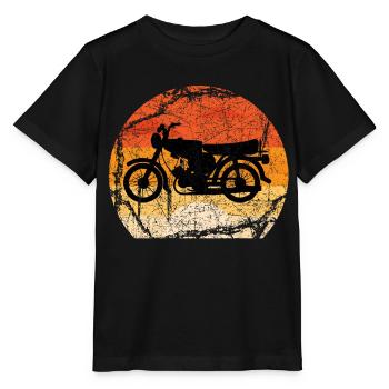 Moped Simson S51 - Stanley/Stella Kinder T-Shirt MINI CREATOR  - Schwarz - Vorne - Mikhail (115cm)
