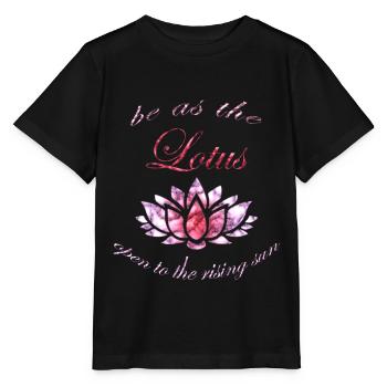 daily meditation - Stanley/Stella MINI CREATOR Kids’ T-Shirt - black - Front - Mikhail (115cm)