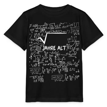Anniversaire de maths - T-shirt bio MINI CREATOR Stanley/Stella Enfant - noir - Devant - Mikhail (115cm)