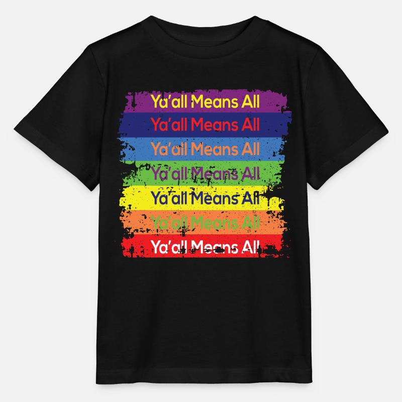 Regenbogen Farben alle heißt alle - Stanley/Stella Kinder T-Shirt MINI CREATOR  - Schwarz