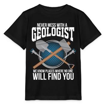 Geologie Geowissenschaften Felsen Geschenk steine - Stanley/Stella Kinder T-Shirt MINI CREATOR  - Schwarz - Vorne - Mikhail (115cm)