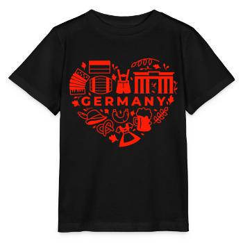 Deutschland Deutsche Kultur Deutsch Geschenk - Stanley/Stella Kinder T-Shirt MINI CREATOR  - Schwarz - Vorne - Mikhail (115cm)