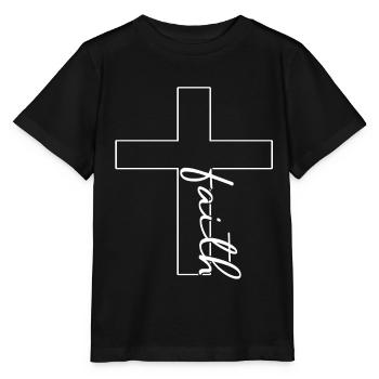 Foi - T-shirt bio MINI CREATOR Stanley/Stella Enfant - noir - Devant - Mikhail (115cm)
