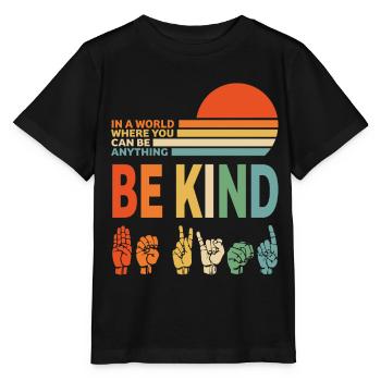 Be child - Stanley/Stella MINI CREATOR Kids’ T-Shirt - black - Front - Mikhail (115cm)