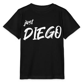 Nom de Diego - T-shirt bio MINI CREATOR Stanley/Stella Enfant - noir - Devant - Mikhail (115cm)