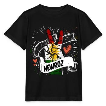 Kurdistan Iraq Kurdish gift azadi Mardin - Stanley/Stella MINI CREATOR Kids’ T-Shirt - black - Front - Mikhail (115cm)