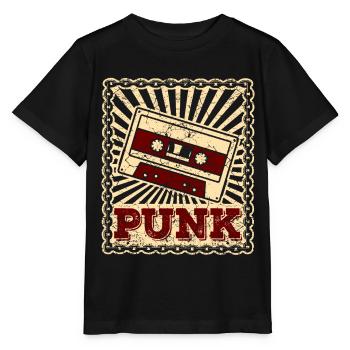 Punk Punks Punker Punkrock Punkrocker Anarchie 1 - Stanley/Stella Kinder T-Shirt MINI CREATOR  - Schwarz - Vorne - Mikhail (115cm)