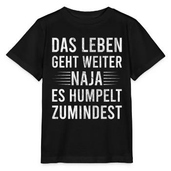 Humpeln Spruch Meniskus Kreuzband Verletzung - Stanley/Stella Kinder T-Shirt MINI CREATOR  - Schwarz - Vorne - Mikhail (115cm)