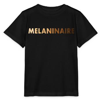 Melaninaire Black Lives Matter - Stanley/Stella Kinder T-Shirt MINI CREATOR  - Schwarz - Vorne - Mikhail (115cm)