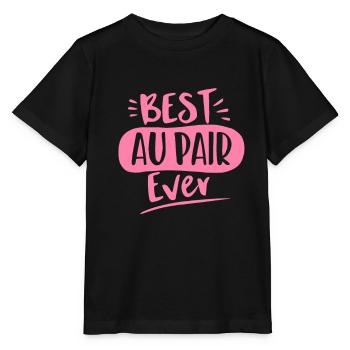 Bestes Au-pair überhaupt - Stanley/Stella Kinder T-Shirt MINI CREATOR  - Schwarz - Vorne - Mikhail (115cm)