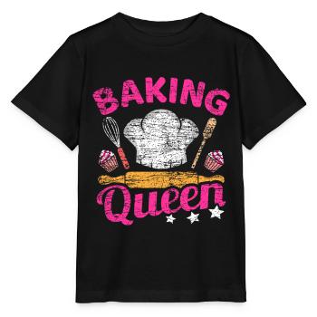 Cuire au four en disant - T-shirt bio MINI CREATOR Stanley/Stella Enfant - noir - Devant - Mikhail (115cm)