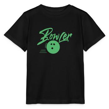 Club de bowling bowling bowling bowling bowling - T-shirt bio MINI CREATOR Stanley/Stella Enfant - noir - Devant - Mikhail (115cm)