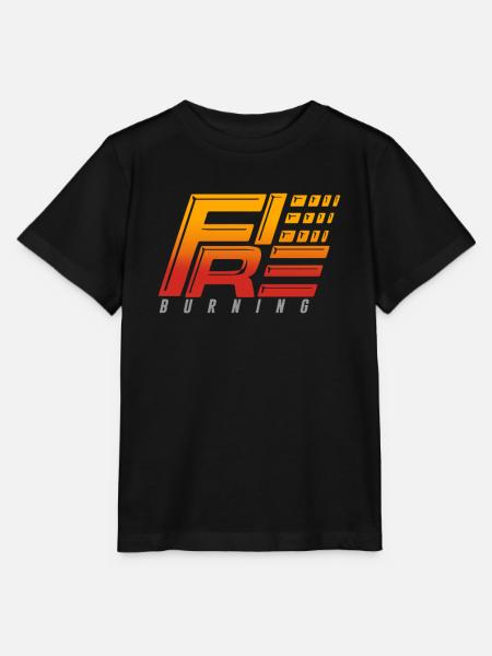 Feuer - Stanley/Stella Kinder T-Shirt MINI CREATOR  - Schwarz