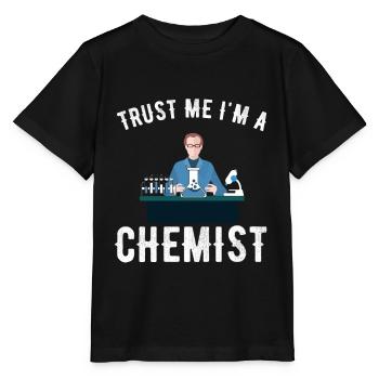 chemistry - Stanley/Stella MINI CREATOR Kids’ T-Shirt - black - Front - Mikhail (115cm)