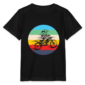 Motocross Motocross Ladies Motocross Girls - Stanley/Stella MINI CREATOR Kids’ T-Shirt - black - Front - Mikhail (115cm)