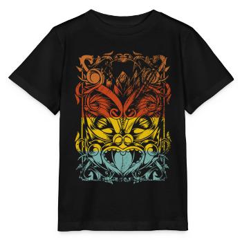 Aztèques maoris - T-shirt bio MINI CREATOR Stanley/Stella Enfant - noir - Devant - Mikhail (115cm)