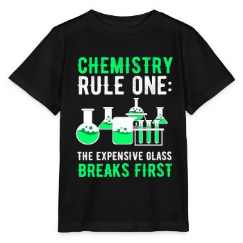 chemistry - Stanley/Stella MINI CREATOR Kids’ T-Shirt - black - Front - Mikhail (115cm)