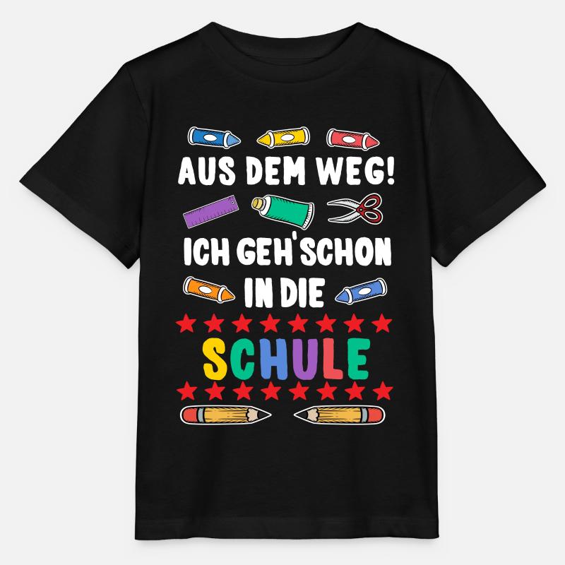 Einschulung 1. Klasse Geschenk Spruch Schulkind - Stanley/Stella Kinder T-Shirt MINI CREATOR  - Schwarz