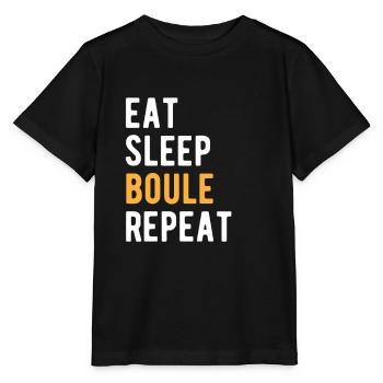 Petanque Boule - Stanley/Stella MINI CREATOR Kids’ T-Shirt - black - Front - Mikhail (115cm)