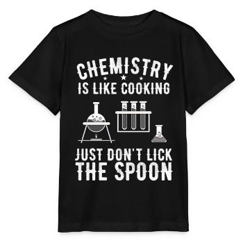 chemistry - Stanley/Stella MINI CREATOR Kids’ T-Shirt - black - Front - Mikhail (115cm)