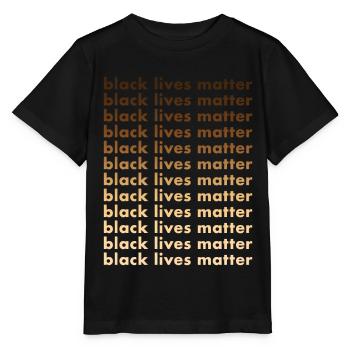 Black Lives Matter Black Lives Matter - Stanley/Stella MINI CREATOR Kids’ T-Shirt - black - Front - Mikhail (115cm)