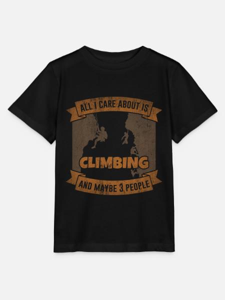 Felsklettern Boulder Klettern Bergsteigen Geschenk - Stanley/Stella Kinder T-Shirt MINI CREATOR  - Schwarz