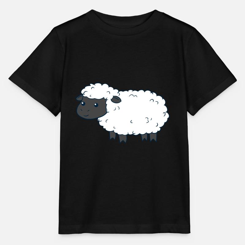 Mouton mignon - T-shirt bio MINI CREATOR Stanley/Stella Enfant - noir