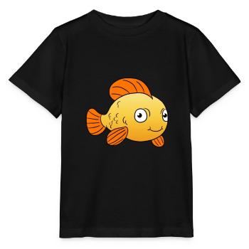 Goldfish - Stanley/Stella MINI CREATOR Kids’ T-Shirt - black - Front - Mikhail (115cm)