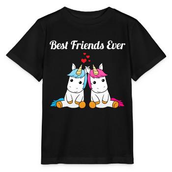 Best Friends Ever Bff Best friends licornes - T-shirt bio MINI CREATOR Stanley/Stella Enfant - noir - Devant - Mikhail (115cm)