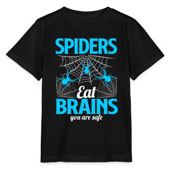 Araign? e - T-shirt bio MINI CREATOR Stanley/Stella Enfant - noir - Devant - Mikhail (115cm)