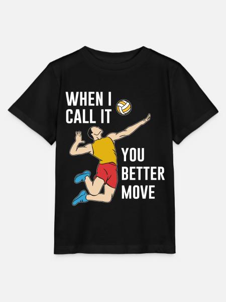 Volleyball Volleyballer - Stanley/Stella Kinder T-Shirt MINI CREATOR - Schwarz