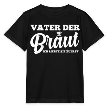 Vater Der Braut Heirat Hochzeit Junggesellinnenabs - Stanley/Stella Kinder T-Shirt MINI CREATOR  - Schwarz - Vorne - Mikhail (115cm)