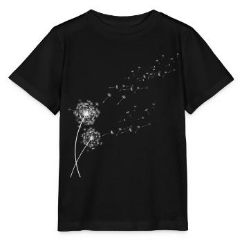 Dandelion, of grass, dandelion - Stanley/Stella MINI CREATOR Kids’ T-Shirt - black - Front - Mikhail (115cm)
