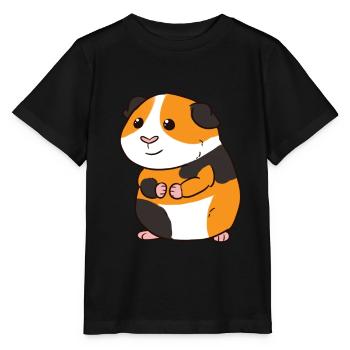 Cochon d'Inde - T-shirt bio MINI CREATOR Stanley/Stella Enfant - noir - Devant - Mikhail (115cm)