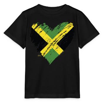 jamaica - Stanley/Stella Kinder T-Shirt MINI CREATOR  - Schwarz - Vorne - Mikhail (115cm)