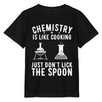 chemistry - Stanley/Stella MINI CREATOR Kids’ T-Shirt - black - Front - Mikhail (115cm)