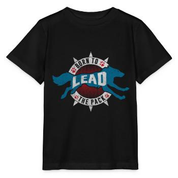 Wolf Wolfpack Rudel Anführer - Stanley/Stella Kinder T-Shirt MINI CREATOR  - Schwarz - Vorne - Mikhail (115cm)