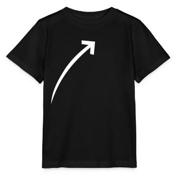 Symbol Pfeil - Stanley/Stella Kinder T-Shirt MINI CREATOR  - Schwarz - Vorne - Mikhail (115cm)