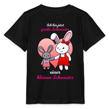 Ich Bin Jetzt Große Schwester Kleine Schwester Gro - Stanley/Stella Kinder T-Shirt MINI CREATOR  - Schwarz - Vorne - Mikhail (115cm)