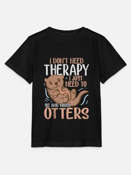 Otter - Stanley/Stella Kinder T-Shirt MINI CREATOR - Schwarz