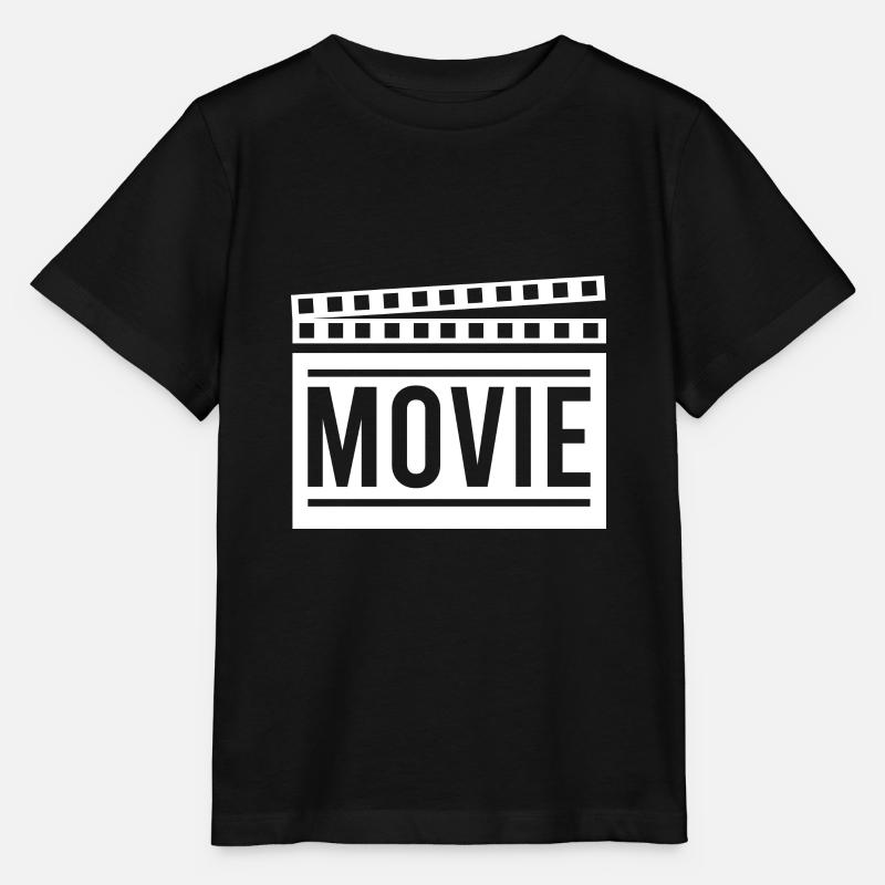 Clapperboard - Stanley/Stella MINI CREATOR Kids’ T-Shirt - black