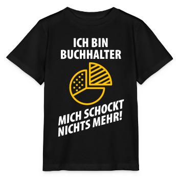 BUCHHALTER - Stanley/Stella Kinder T-Shirt MINI CREATOR  - Schwarz - Vorne - Mikhail (115cm)