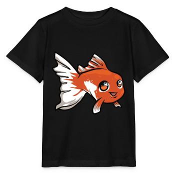 Goldfish - Stanley/Stella MINI CREATOR Kids’ T-Shirt - black - Front - Mikhail (115cm)