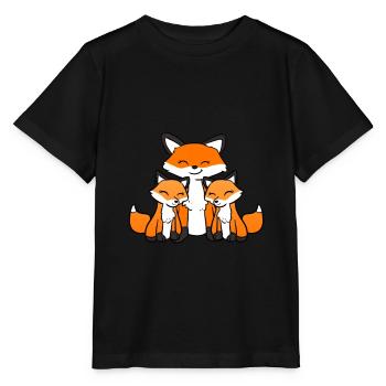 Twin Fox - Stanley/Stella Kinder T-Shirt MINI CREATOR  - Schwarz - Vorne - Mikhail (115cm)