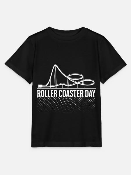 Roller Coaster Day Geschenk für Achterbahn Freunde - Stanley/Stella Kinder T-Shirt MINI CREATOR  - Schwarz