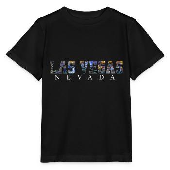 Las Vegas Las Vegas Nevada Amérique - T-shirt bio MINI CREATOR Stanley/Stella Enfant - noir - Devant - Mikhail (115cm)
